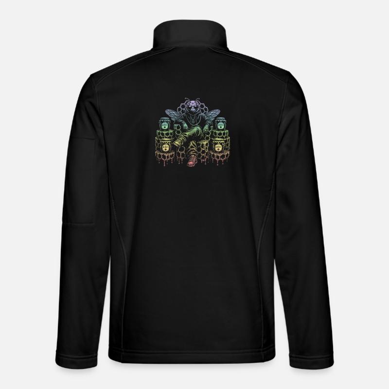 Honigbiene - Unisex Softshelljacke - Schwarz