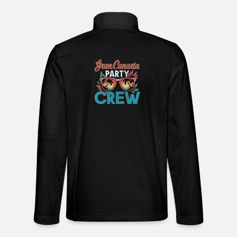 Gran Canaria Crew - Unisex Softshell Jacket - black