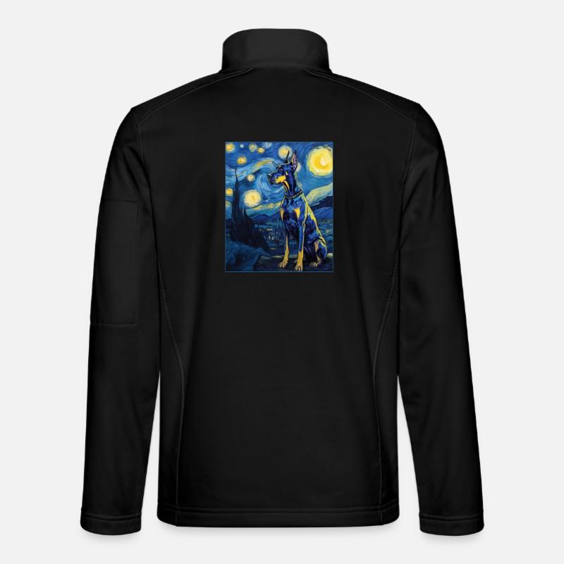 Great Dane - Unisex Softshell Jacket - black