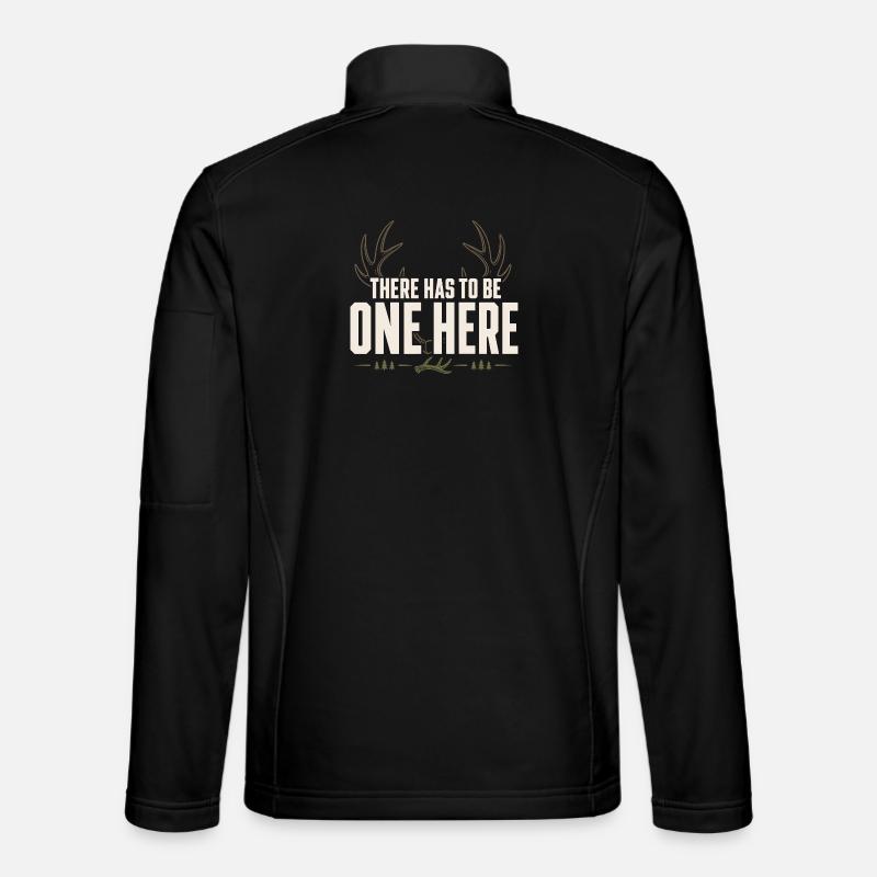 Scale-hunting-scale-hunter-antler-hunting-whitetail - Unisex Softshell Jacket - black
