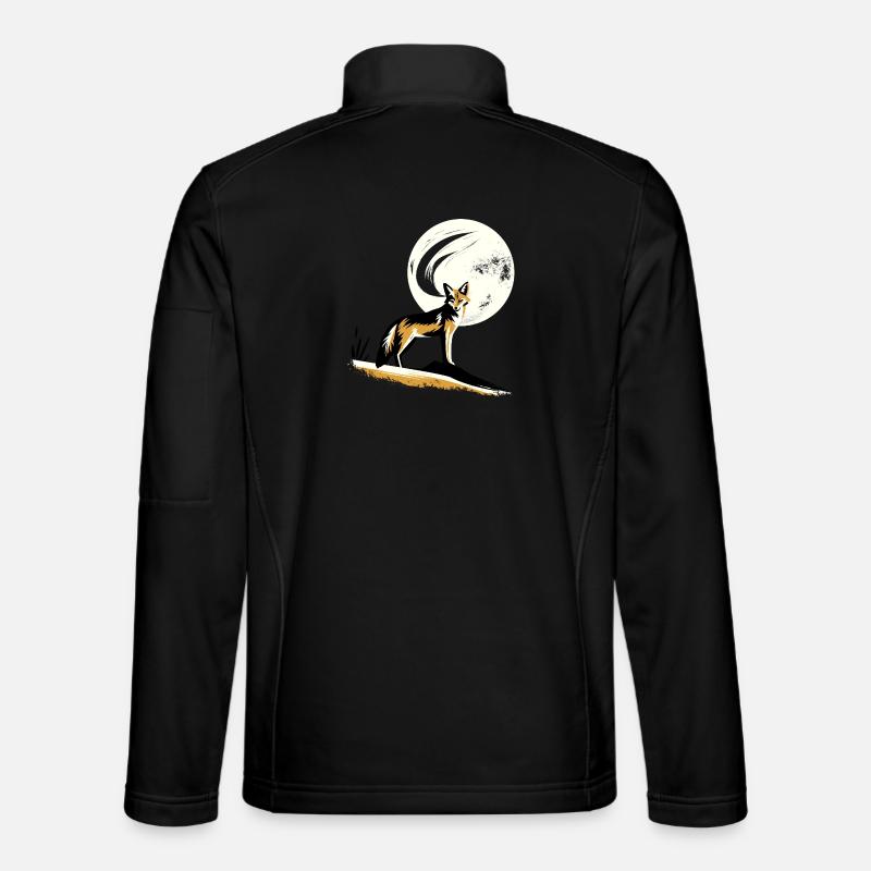 Chacal au clair de lune - Veste en tissu softshell Unisexe - noir