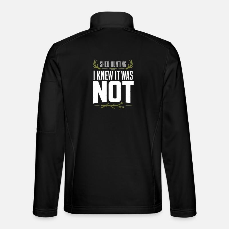 Scale-hunting-scale-hunter-antler-hunting-whitetail - Unisex Softshell Jacket - black