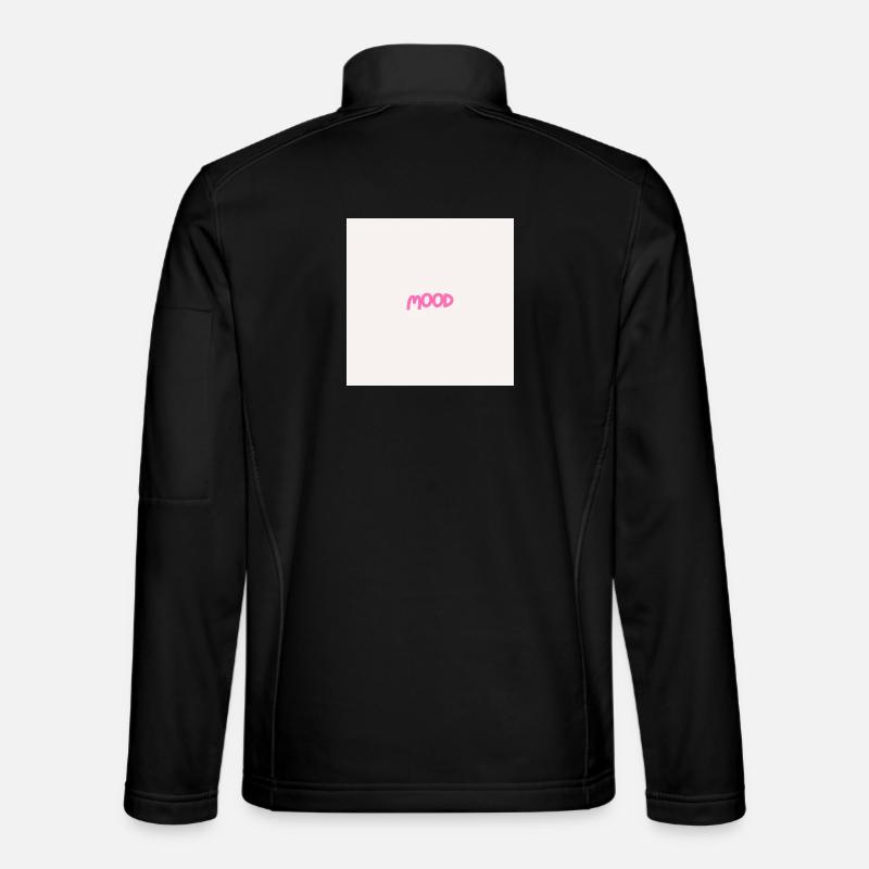 "MOOD" Graphic Tee Design - Veste en tissu softshell Unisexe - noir