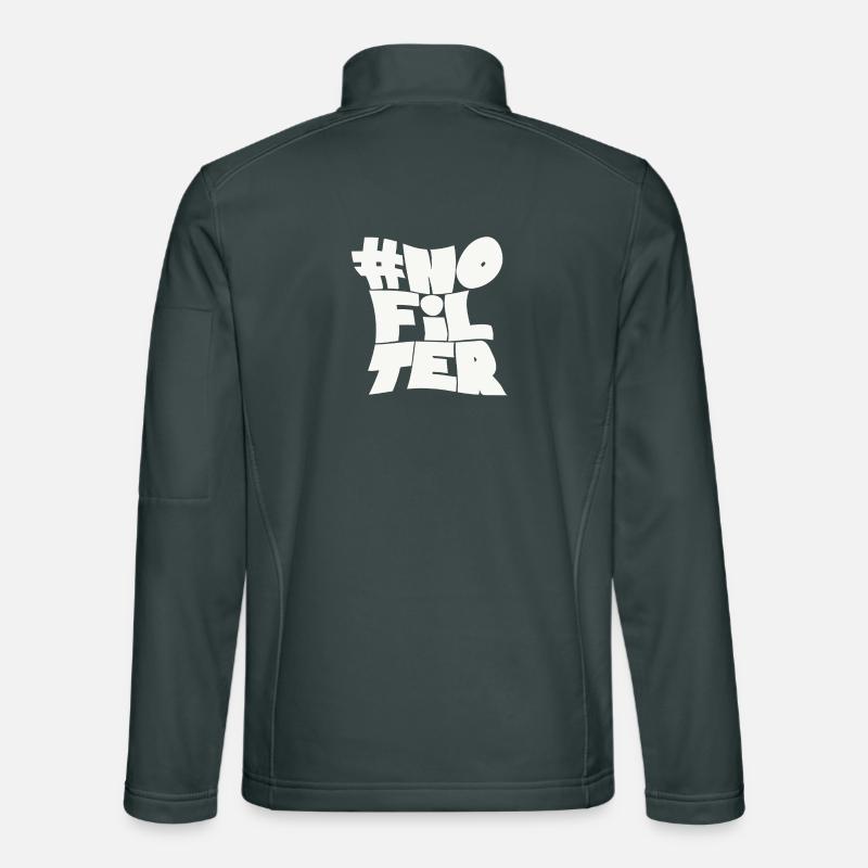Hashtag ohne Filter Unisex Softshelljacke