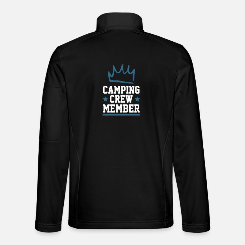 Camping Crew - Unisex Softshell Jacket - black