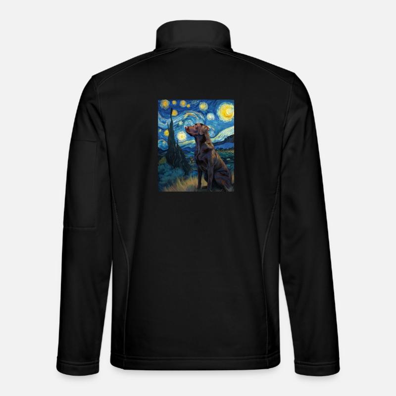 Labrador Retriever Veste en tissu softshell Unisexe