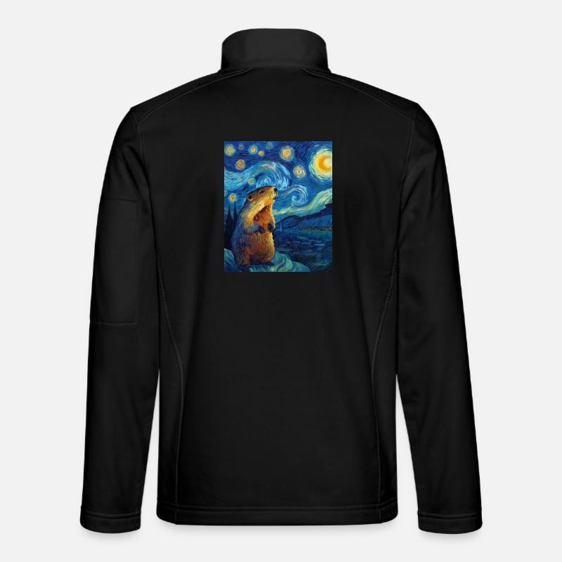 Murmeltier - Unisex Softshelljacke - Schwarz