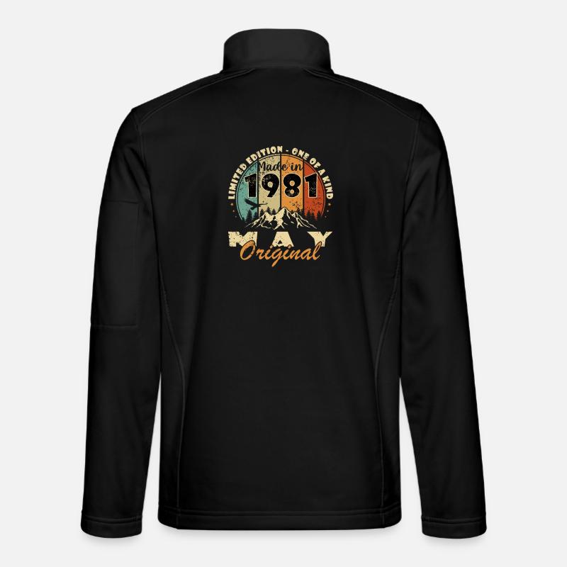 May 1981 - May 1981 - Unisex Softshell Jacket - black
