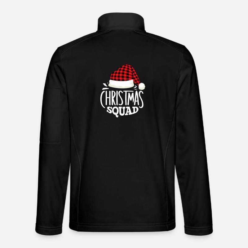 Weihnachtstrupp Plaid Santa - Unisex Softshelljacke - Schwarz