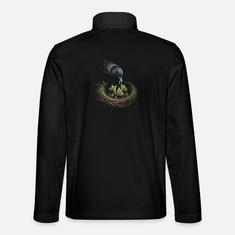 Amsel - Unisex Softshelljacke - Schwarz