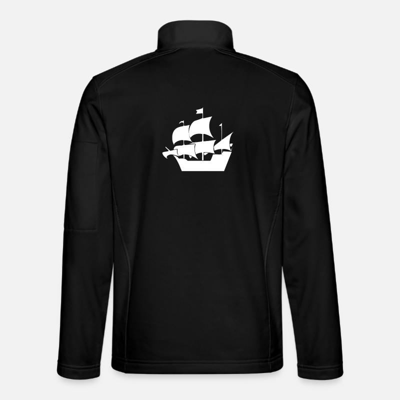Voile - Veste en tissu softshell Unisexe - noir