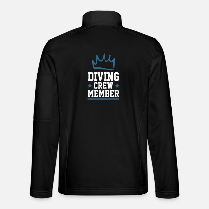 Diving Crew - Unisex Softshelljacke - Schwarz