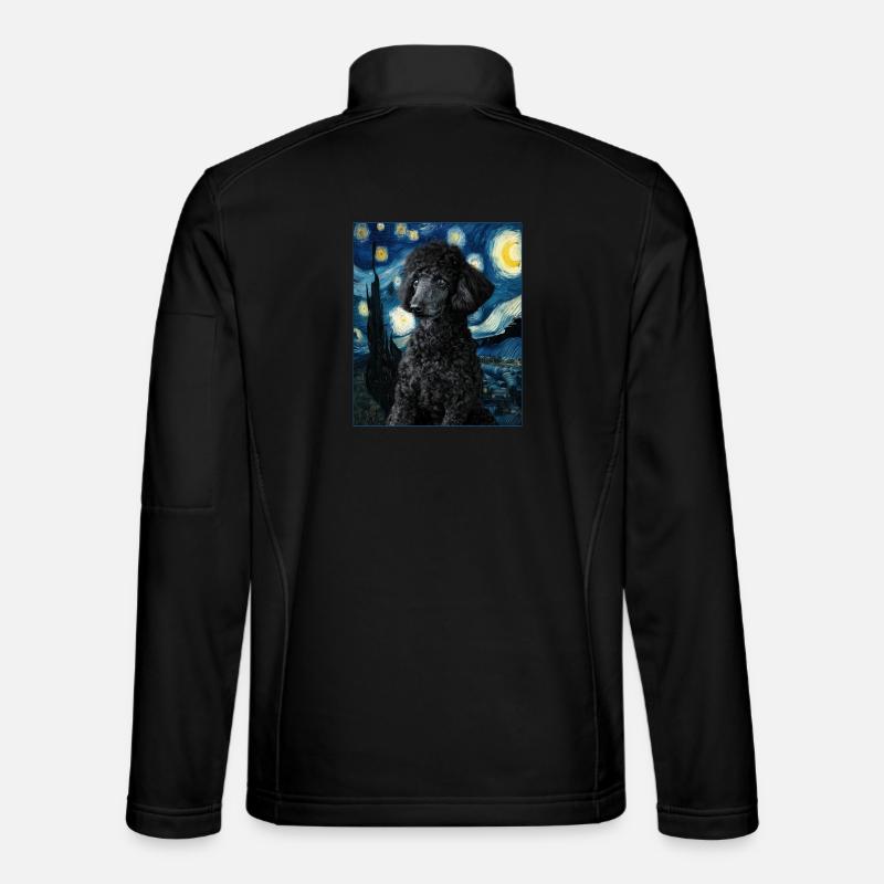 Caniche - Veste en tissu softshell Unisexe - noir