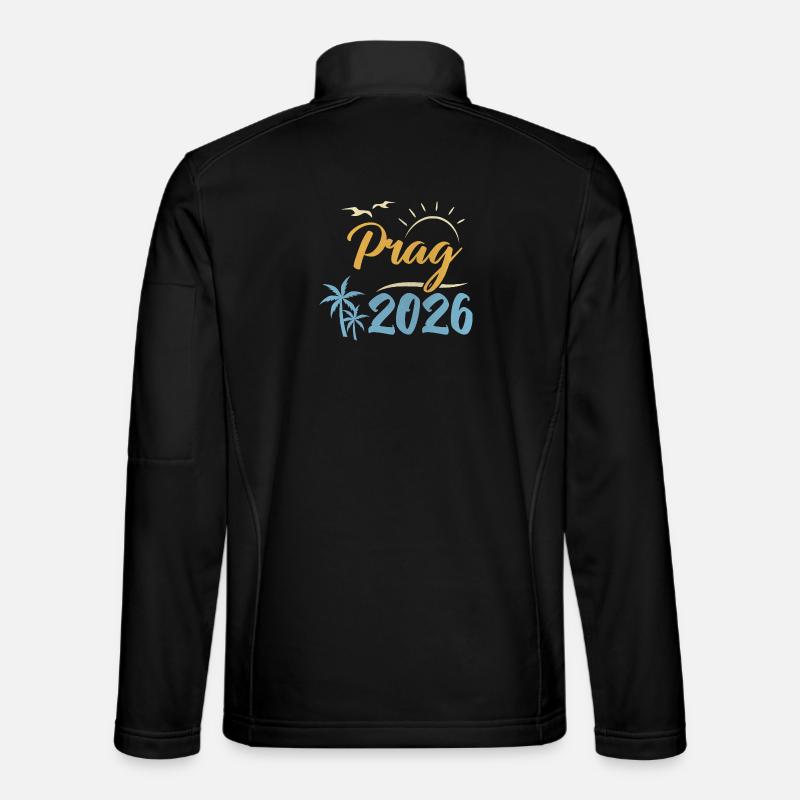 Prague 2026 - Veste en tissu softshell Unisexe - noir