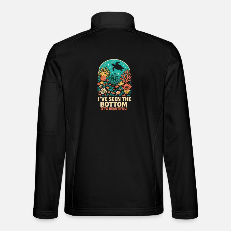 J’ai vu la raison | Plongée sur récif Veste en tissu softshell Unisexe