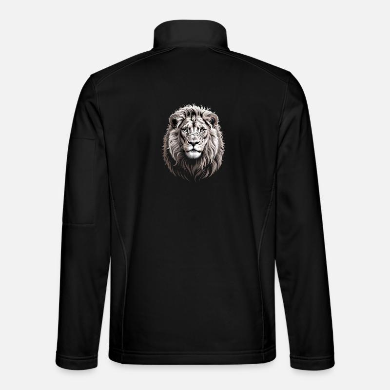 Lion - Unisex Softshell Jacket - black