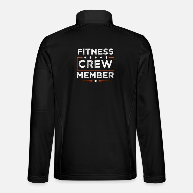Fitness Crew - Unisex Softshelljacke - Schwarz