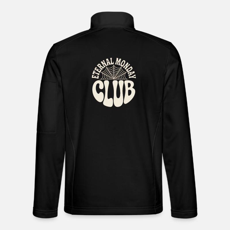 Emerald Monday Club-Logo - Unisex Softshelljacke - Schwarz