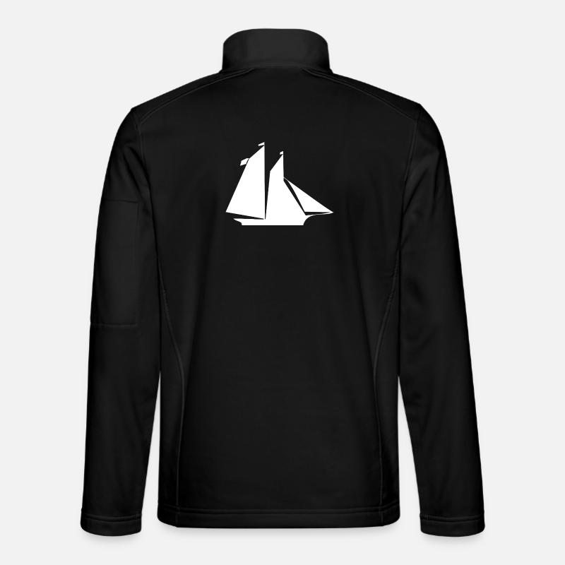 Voile - Veste en tissu softshell Unisexe - noir