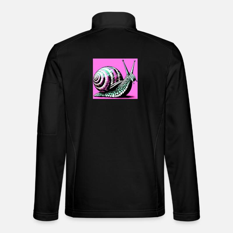 Escargot - Veste en tissu softshell Unisexe - noir