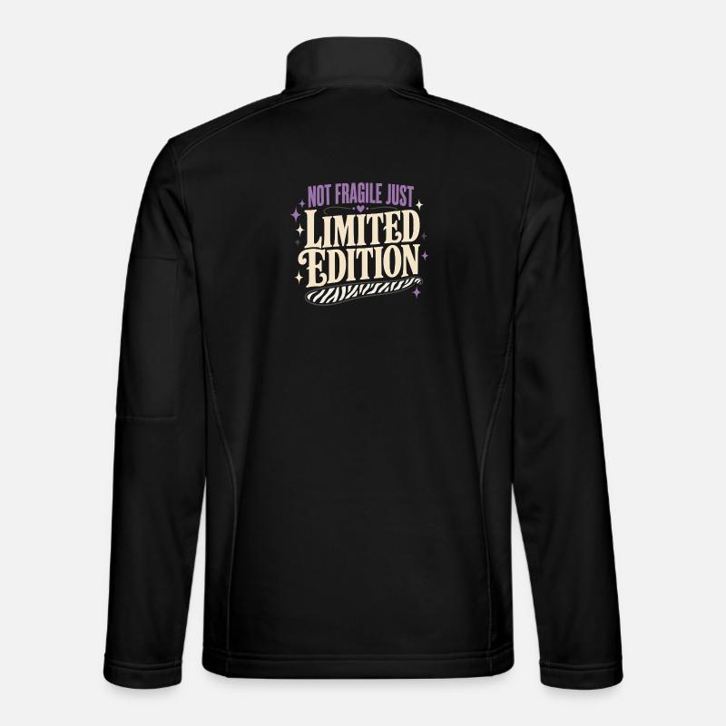 Eds Conscience Ehlers-danlos Guerrier Zèbre - Veste en tissu softshell Unisexe - noir