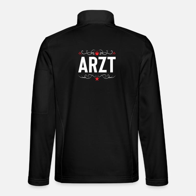 Arzt Beruf - Unisex Softshelljacke - Schwarz