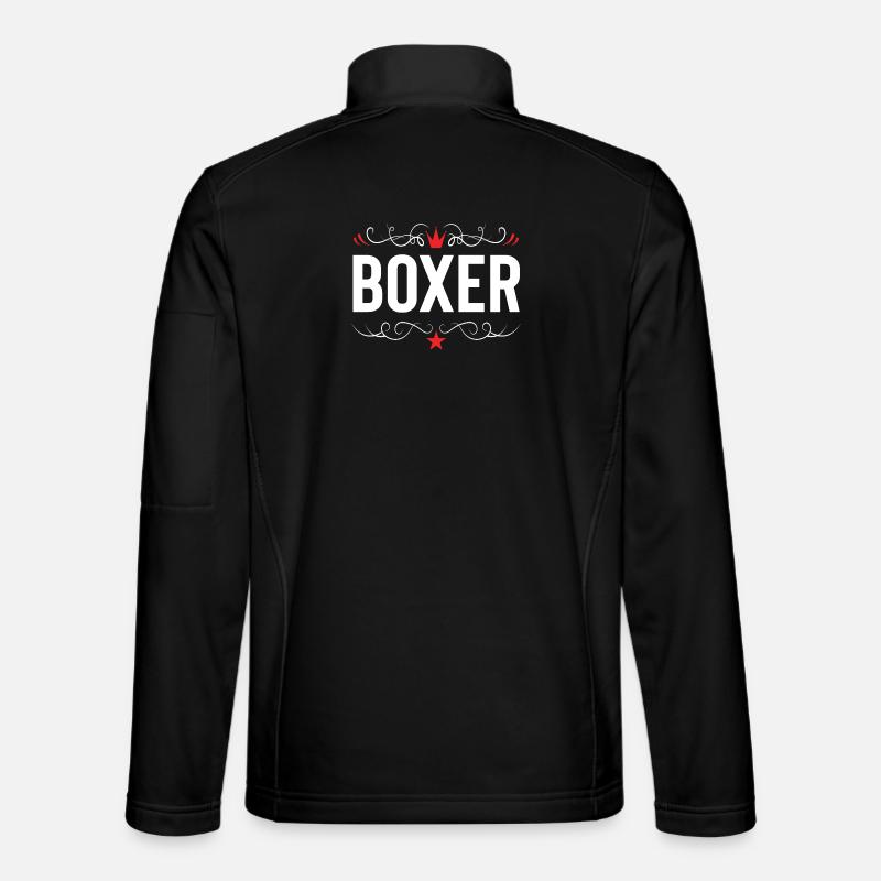 Boxer Boxing Sports - Unisex Softshell Jacket - black