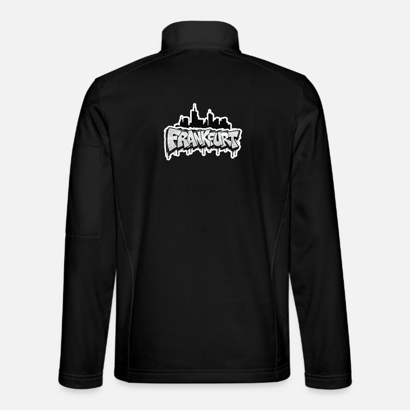 Frankfurt Skyline Graffiti - Unisex Softshelljacke - Schwarz