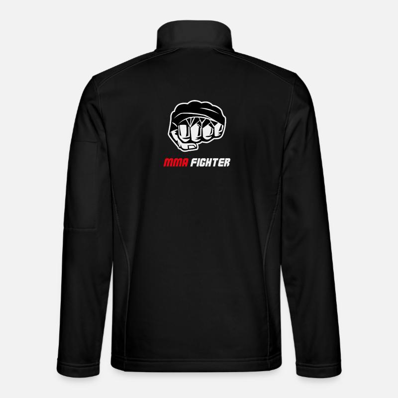 MMA Fighter Faustkampfsport - Unisex Softshelljacke - Schwarz