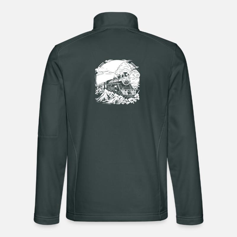 Chemin de fer Veste en tissu softshell Unisexe