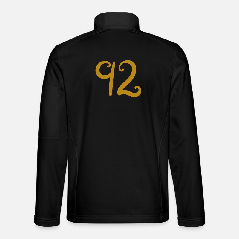 92 - Veste en tissu softshell Unisexe - noir