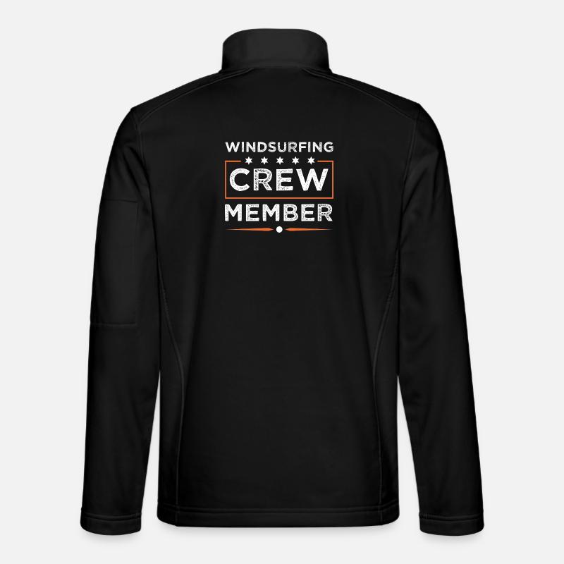 Windsurfing Crew - Unisex Softshell Jacket - black