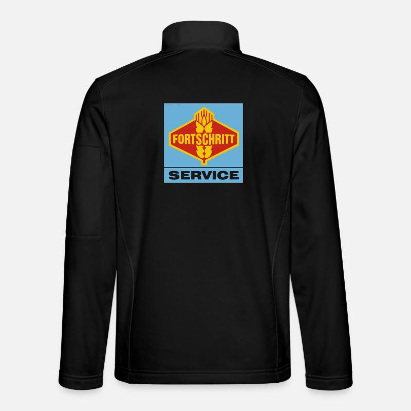 Fortschritt_DDR_Service_3 - Unisex Softshelljacke - Schwarz