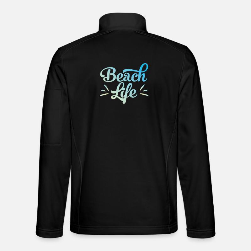 Beach Life only - Unisex Softshell Jacket - black