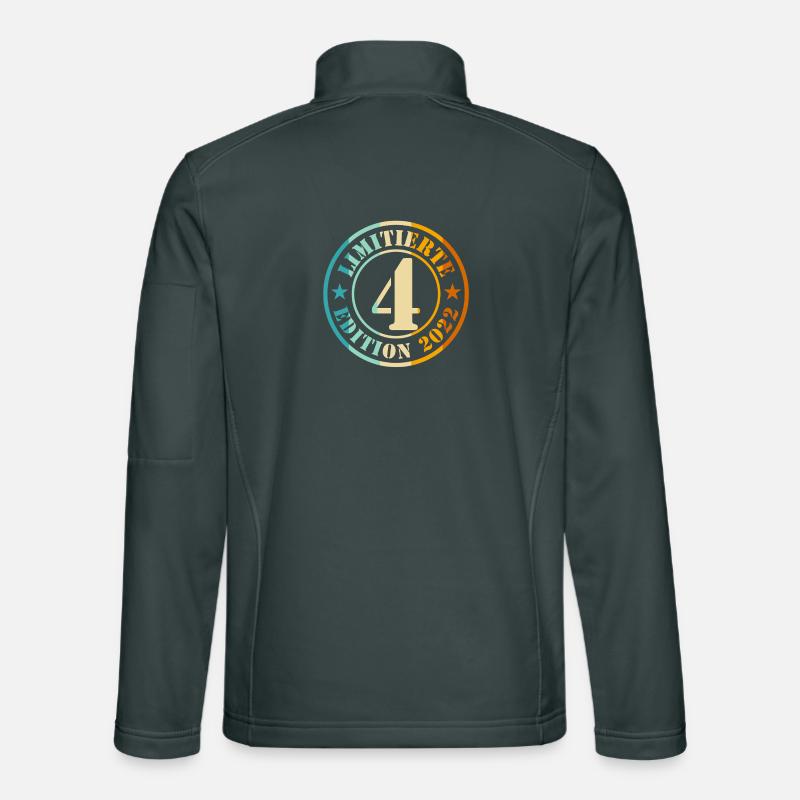 4. Geburtstag Junge Mädchen Unisex Softshelljacke