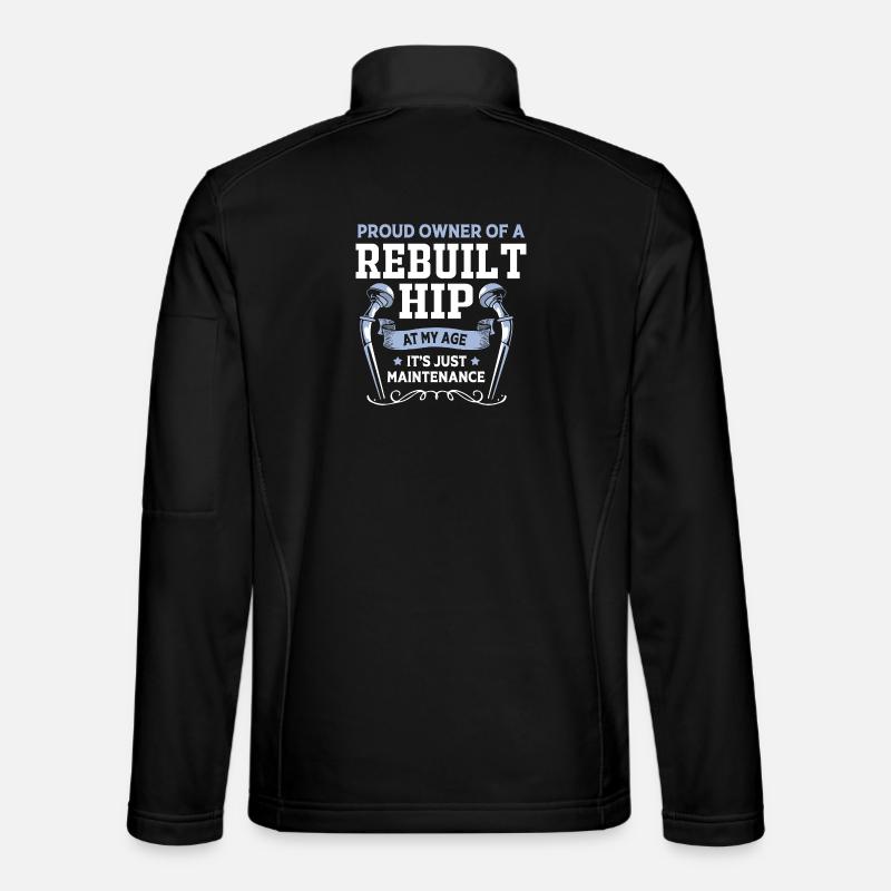 Hips Hips Hip Joint - Unisex Softshell Jacket - black