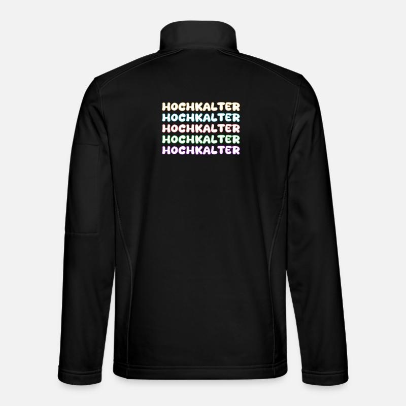 Bergsteigen Hochkalter - Unisex Softshelljacke - Schwarz