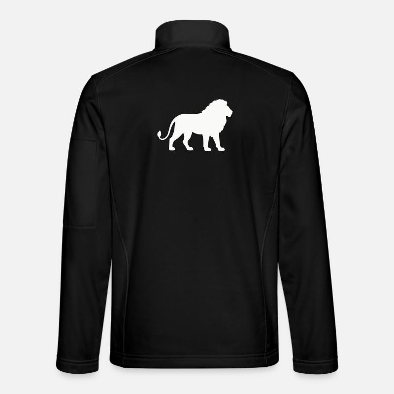 Lion - Veste en tissu softshell Unisexe - noir
