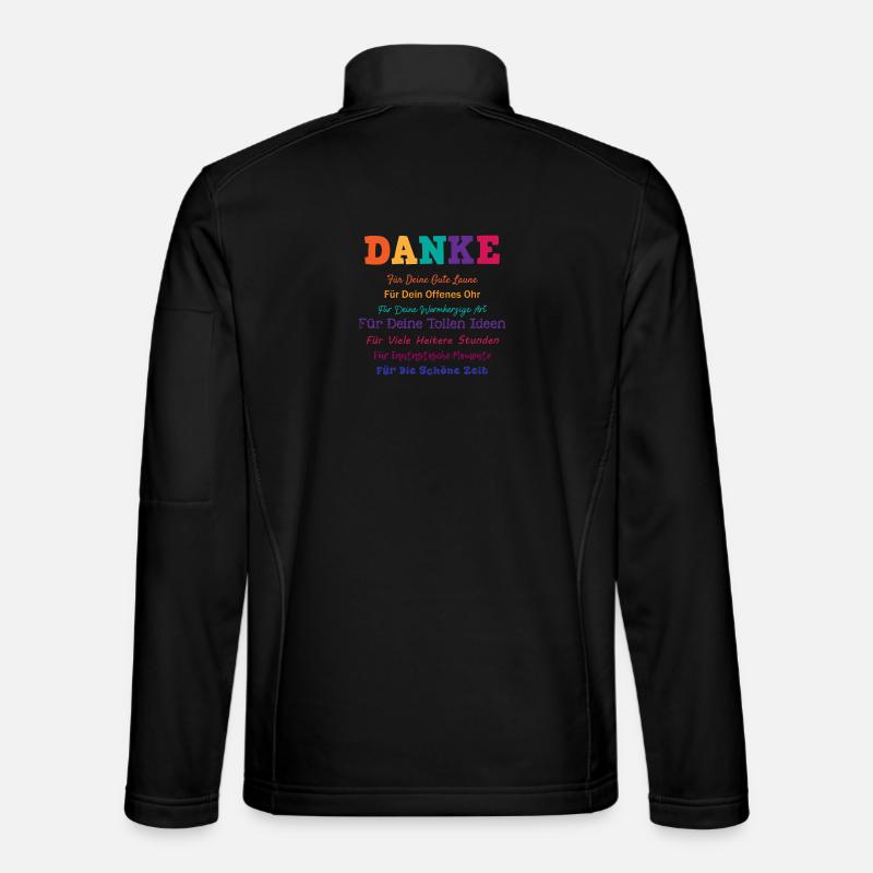 Besten Freund Kollegen Spruch Dankeschön Geschenk Unisex Softshelljacke