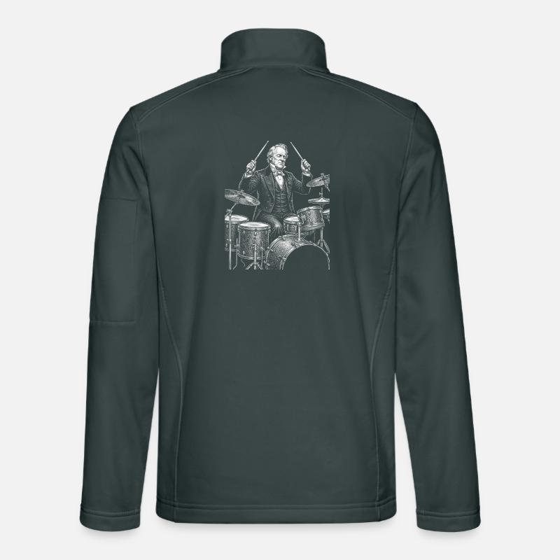 James Buchanan plays drums Unisex Softshell Jacket