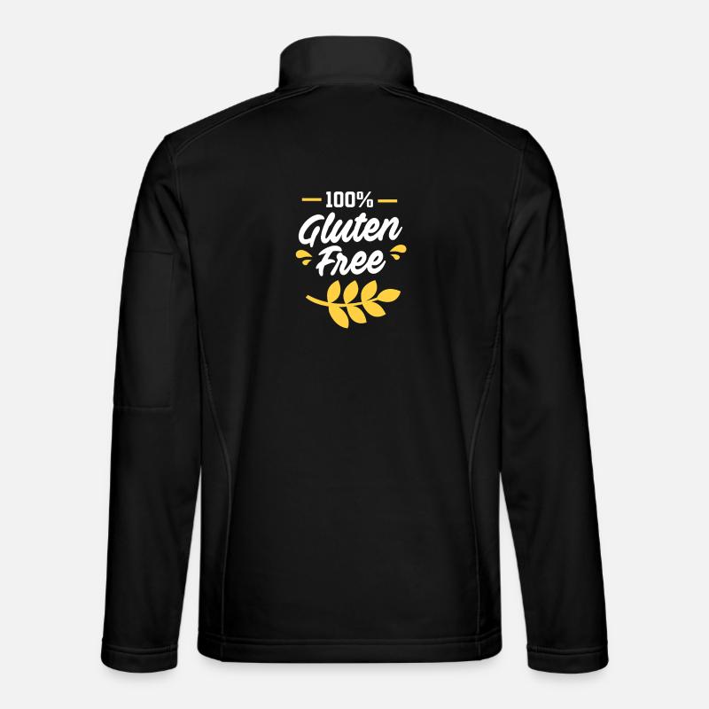 gluten-free - Unisex Softshell Jacket - black