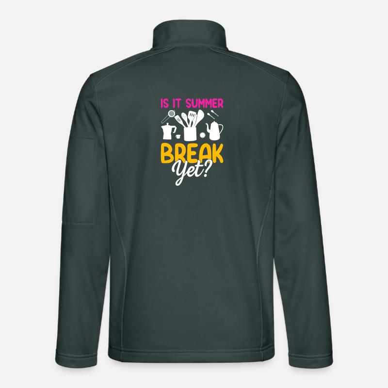 Summer break already? Kitchen motif Unisex Softshell Jacket