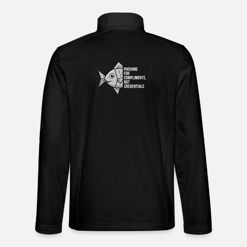 Phishing for Compliments Cyber Security Unisex Softshell Jacket