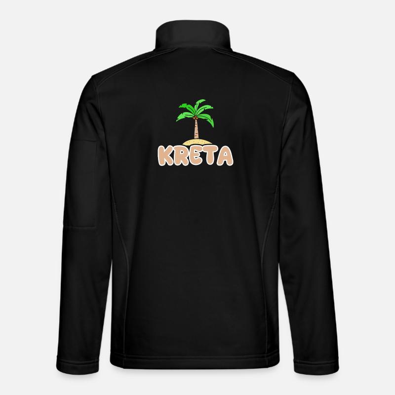Crete as a holiday - Unisex Softshell Jacket - black