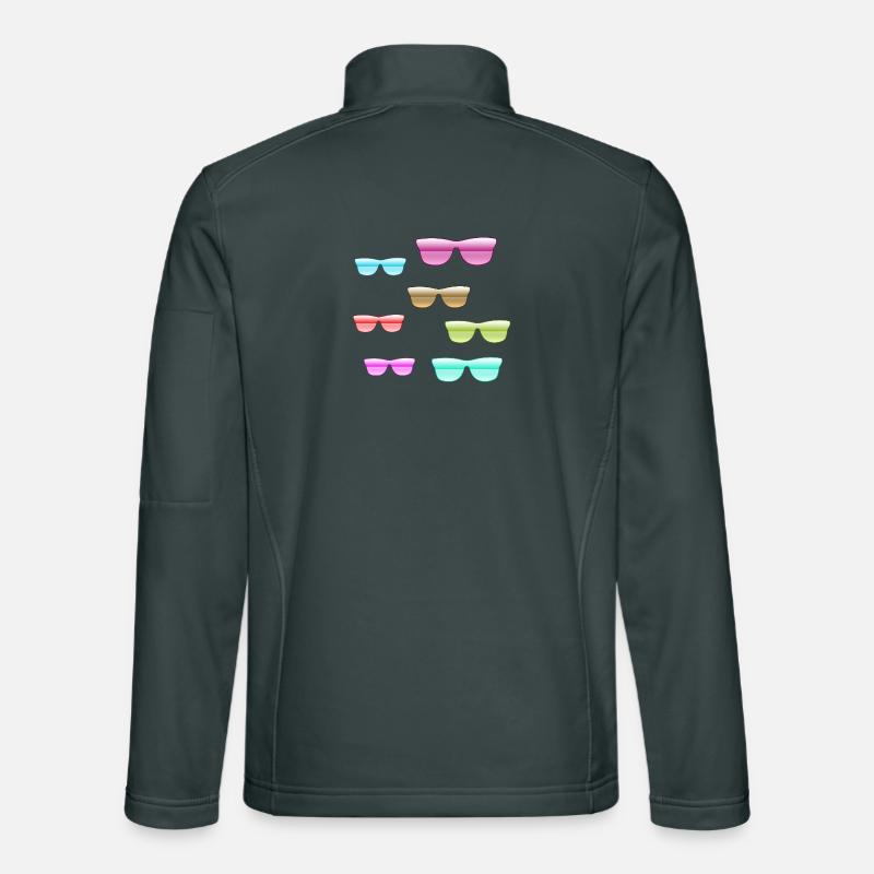 Rainures solaires Veste en tissu softshell Unisexe