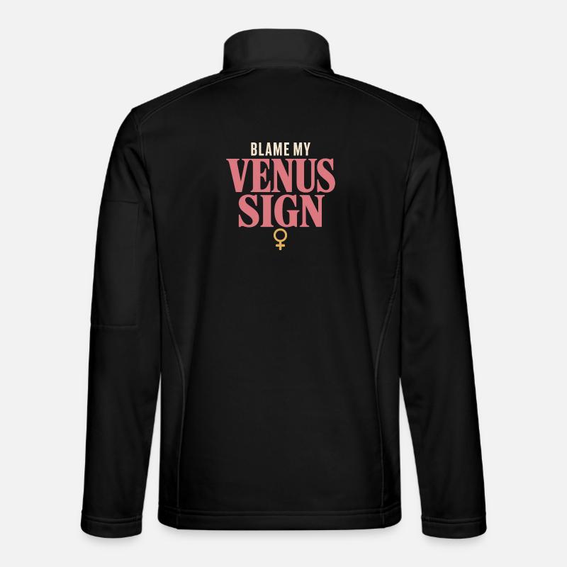 Venus sign Venus astrology - Unisex Softshell Jacket - black