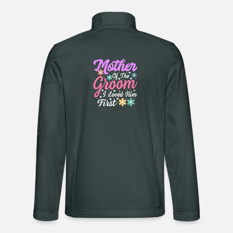 Mutter des Bräutigams: First Love Unisex Softshelljacke