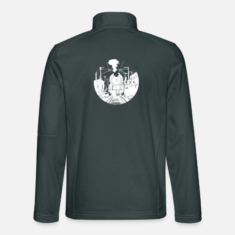 Railway Sketch Unisex Softshell Jacket