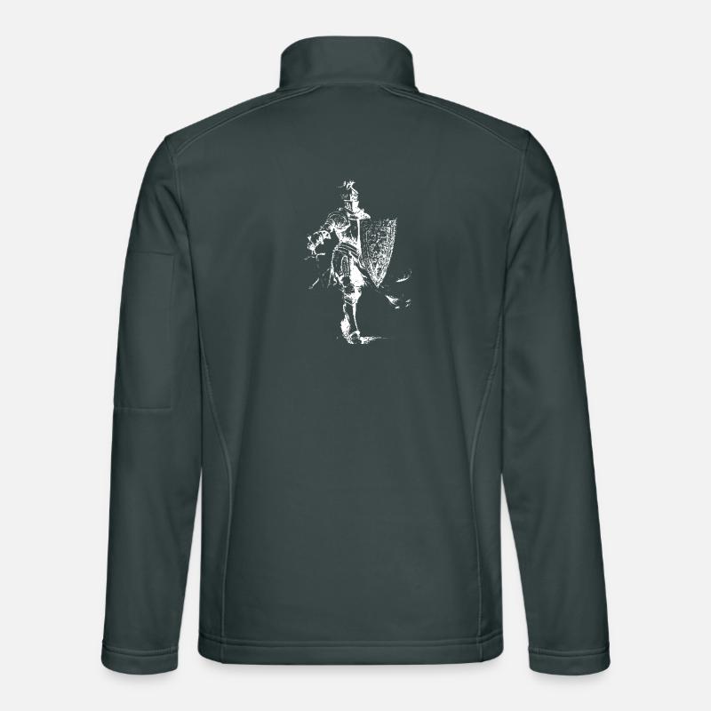 Emblème du chevalier Veste en tissu softshell Unisexe