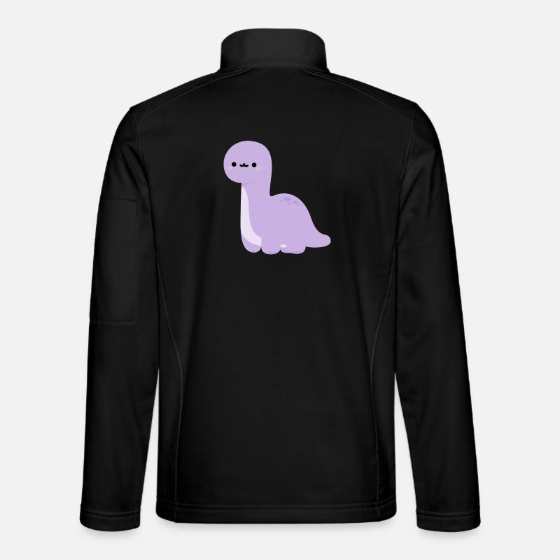 Brachiosaurus Lulu - Unisex Softshelljacke - Schwarz